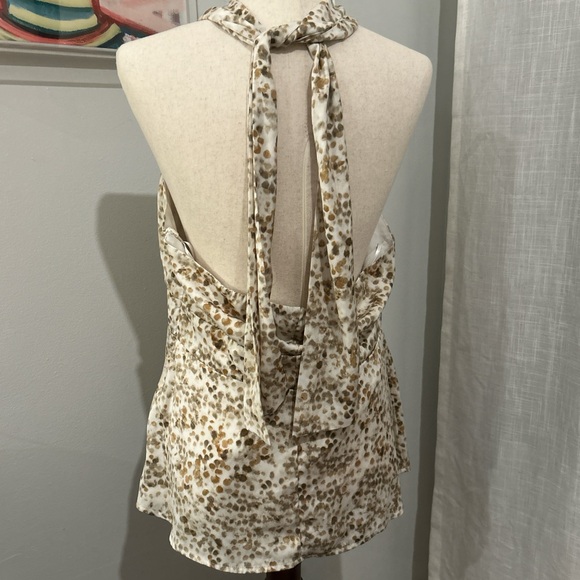 Banana Republic Halter Neck Animal Print Blouse - Picture 3 of 7